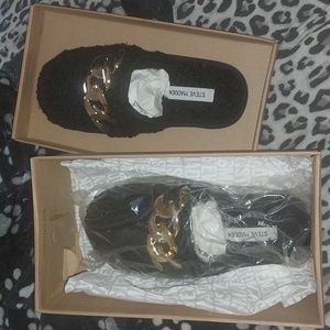 Womens Size 9 [Steve Madden: Black] Slip-On Slippers